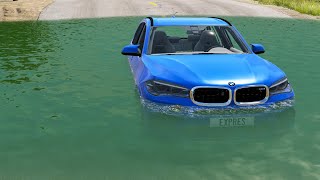 Cars vs Deep Water – BeamNGDrive [upl. by Ameen761]