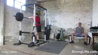 Time to deload on Squats  StrongLifts [upl. by Lalita]