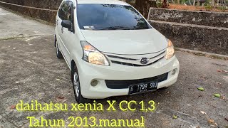 DAIHATSU XENIA tipe X tahun 2013 CC 13❗manualsiap luwar kota slluurr‼️👍🙂 [upl. by Ainahpets]