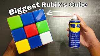 Worlds Biggest Rubiks Cube Setup [upl. by Wilkey]