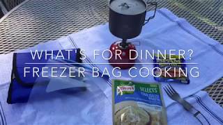 Hiker Tip 4  Whats for dinner  Freezer Bag Cooking [upl. by Koss]