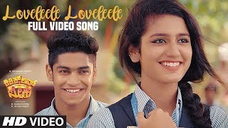 Loveleele Loveleele Full Video Song  Kirik Love Story Video Songs  Priya Varrier Roshan Abdul [upl. by Ausoj]