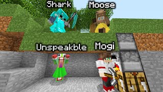 Minecraft Minehunt 2v2  ft Unspeakable Moose and Shark [upl. by Anahahs]