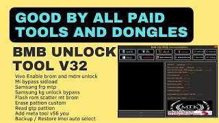 BMB Unlock Tool V32 vivo Enable brom [upl. by Efioa876]