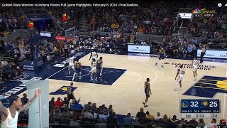 FlightReacts To WARRIORS at PACERS  FULL GAME HIGHLIGHTS  February 8 2024 [upl. by Maddie]