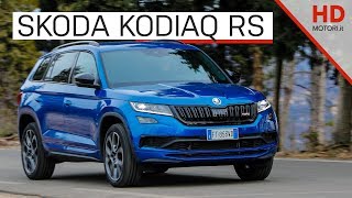 Skoda Kodiaq RS SUV SPORTIVO da 240 CV  20 diesel [upl. by Byram]