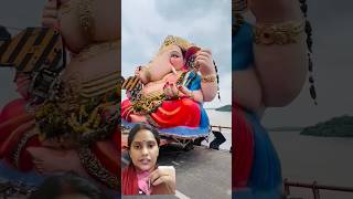 Ganpati visarjan 🙏 song trending ganesh mahakala bollywood vighanhartaganesh ytshortsindia [upl. by Biggs]