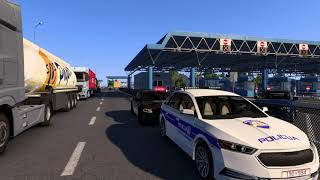 POLICE PATROL IN ETS2  DODGE CAR POLICE CAR  EURO TRUCK SIMULATOR 2  ETS2 [upl. by Essa]