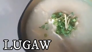 Lugaw Chicken Rice Porridge  Filipino Dish [upl. by Ellessig]