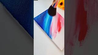 Satisfying northern lights 🩷💫acrylic painting art painting shorts youtubeshorts [upl. by Reivazx472]