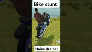 Haive draiver ka bike stunt [upl. by Ellevel]