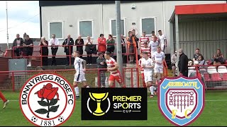 HIGHLIGHTS  Bonnyrigg Rose 01 Arbroath FC  Premier Sports Cup  Manager Interview [upl. by Reg130]