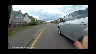 OV12XTR Ford Fiesta driver close pass of cyclist Essex Police result Course or Conditional Offer [upl. by Munroe14]