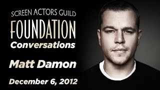 Matt Damon Career Retrospective  SAGAFTRA Foundation Conversations [upl. by Ytoc95]