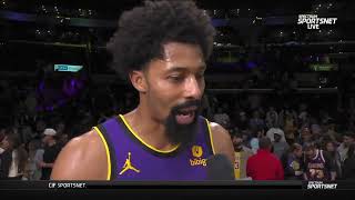 Spencer Dinwiddie PostGame Interview  Milwaukee Bucks vs Los Angeles Lakers [upl. by Ardnas660]