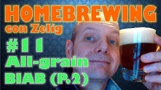 Homebrewing 11 Allgrain BIAB p2 [upl. by Lichtenfeld]