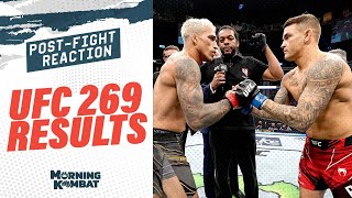 UFC 269 Results Charles Oliveira vs Dustin Poirier  UFC 269 PostFight Show  MORNING KOMBAT [upl. by Eiramit]