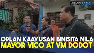 Mayor Vico Sotto Cong Roman Romulo at VM Dodot Jaworski kinamusta ang Market Ave  iNews Pasig [upl. by Assira90]