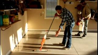 HOW TO Apply Guard Treatment to Polished Concrete Floors by Dancer Concrete [upl. by Aleacem]