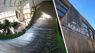 Sidewinder Reifenrutsche  Half Pipe  Aquariaz Avoriaz [upl. by Ynattir435]