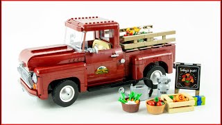 LEGO Creator 10290 Pickup Truck Speed Build for Collectors  Brick Builder [upl. by Tillinger]