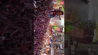 Mumbai Cha Raja Visarjan 2024  Electrifying Crowd Craziness on Aika Mandali Katha Sangto Song [upl. by Lhadnek666]