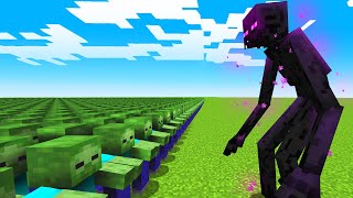 1000 Zombies vs Mutant Enderman [upl. by Karia229]