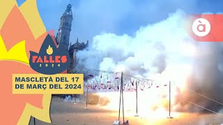 💥 Mascletà del 17 de març del 2024 Pirotecnia Caballer FX – Falles de València [upl. by Amapuna]