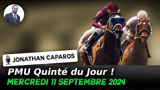 PMU Présentation du quinté de mercredi 11 septembre au Mans  9e étape du Grand National du Trot [upl. by Walter]