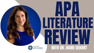 APA Literature Review [upl. by Lindsley]