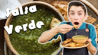 Quick Salsa Verde Recipe  Eitan Bernath [upl. by Nirehtak]