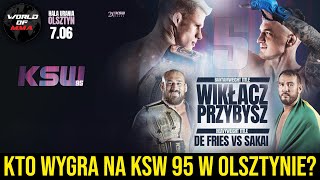 KSW 95 Wikłacz vs Przybysz 5  typowanie wszystkich pojedynków [upl. by Presley]