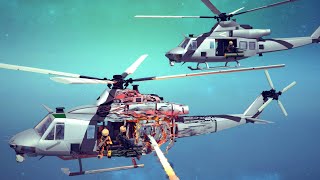 Helicopter Crashes amp Shootdowns 35  Besiege [upl. by Nealson]