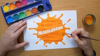 old Nickelodeon logo  painting [upl. by Sukin]