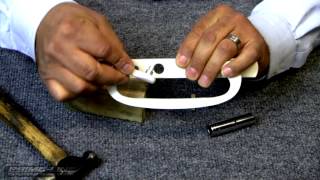 Installing a PrimeLine E2703 Thumb Turn on Sliding Glass Door Handle [upl. by Airotnahs]