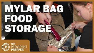 How to Package Dry Foods in Mylar Bags for Long Term Storage [upl. by Berkshire]