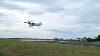 CATICLAN AIRPORT PLANESPOTTING SHORTS  Pal Express DeHavilland Canada Dash 8402 [upl. by Trebron472]