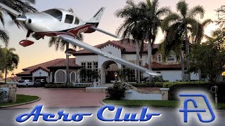 Aero Club in Wellington  Florida Mansions with Their Own Airplane Hangars on a Private Runway [upl. by Eve]