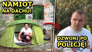 NOC W NAMIOCIE NA DACHU OPUSZCZONEGO DOMU Właściciel Dzwoni Po Policję [upl. by Lindell]