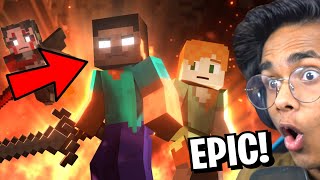 RISE OF HEROBRINE  The Most EPIC Minecraft Animation😱 [upl. by Nairolf]