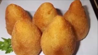 Receita de COXINHA DE MANDIOCA DELICIOSA [upl. by Selby]