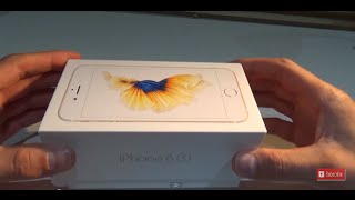 NEW IPHONE 6s GOLD 64GB UNBOXING [upl. by Rocker287]