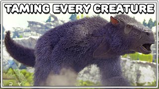 THE GIANT SLOTH HAS A CRAZY RAGE ABILITY  TAMING EVERY CREATURE  ARK SURVIVAL EVOLVED EP72 [upl. by Griffin533]