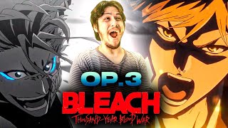 BLEACH TYBW OPENING 3 REACCIÓN Y ANÁLISIS [upl. by Hutton]