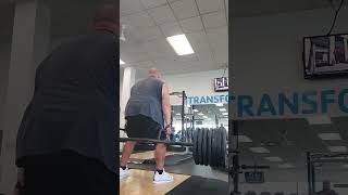 700 Trap bar deadlift today got new shoes weightlifting power deadlift back backworkout [upl. by Nilyahs]