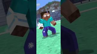 Mickey ice Herobrine vs wither shortsfeed minecraft gaming credit MuggenBee [upl. by Akisey]