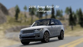 2016 Land Rover Range Rover SV Autobiography Test Drive BeamNG [upl. by Gader316]