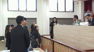 Final Round of the 1st NHRCMNLUA National Moot Court Competition 2024 [upl. by Perrins]