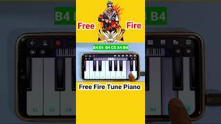 Free Fire 🔥 Tune Mobile Piano  shorts short piano viral [upl. by Letrice]