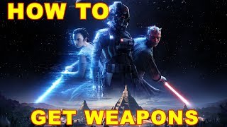 Star Wars Battlefront 2 How To Get Weapons amp Change Them [upl. by Sivat82]